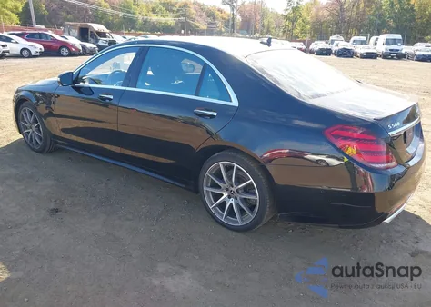 2018 Mercedes-Benz S 560 из США, поврежденный, VIN WDDUG8DB2JA394416